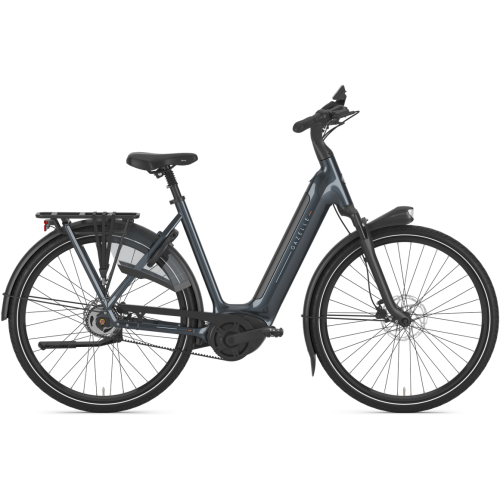 Gazelle Grenoble C5 HMB (625 Wh), 5 Gang Nabenschaltung, Unisexfahrrad, Wave, Modell 2025, 28 Zoll 53 cm Anthracite Grey