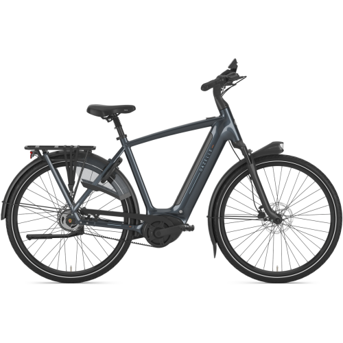 Gazelle Grenoble C5 HMB (625 Wh), 5 Gang Nabenschaltung, Herrenfahrrad, Diamant, Modell 2025, 28 Zoll 57 cm Anthracite Grey