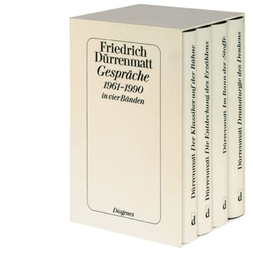 Friedrich Dürrenmatt - Gespräche 1961–1990 in vier Bänden in Kassette