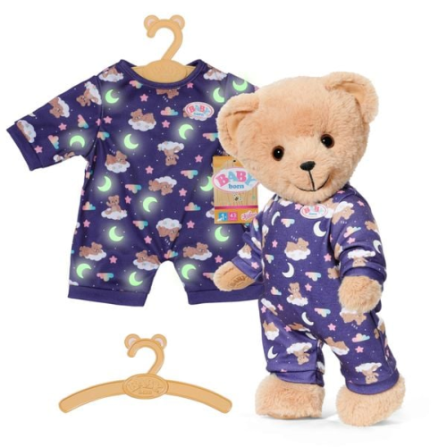 BABY born Teddy Schlafanzug Glow in the Dark