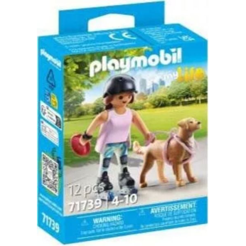 PLAYMOBIL 71739 Inlinerin mit Retriever