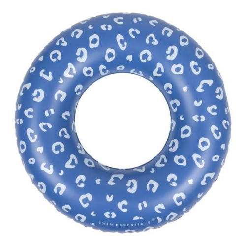 Swim Essentials Schwimmring Leopard blau, 90cm