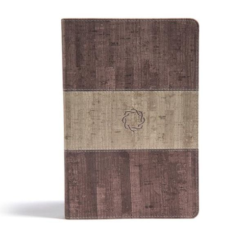 B&H Kids Editorial CSB Bibles by Holman - CSB Essential Teen Study Bible, Weathered Gray Cork Leathertouch