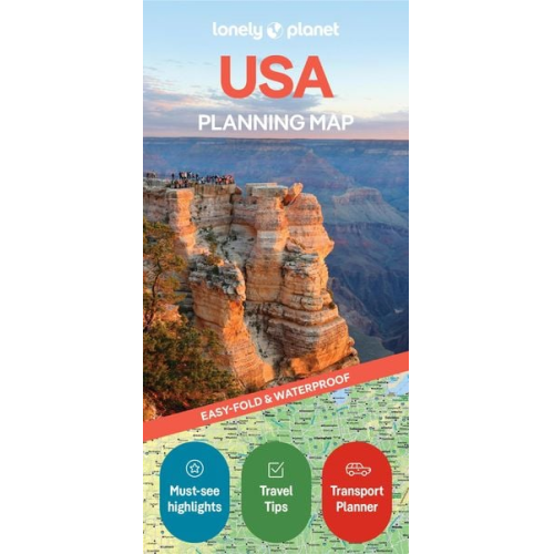 Lonely Planet - Lonely Planet USA Planning Map