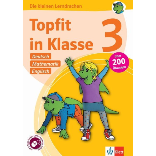 Topfit in Klasse 3 - Deutsch, Mathematik und Englisch. Übungsbuch