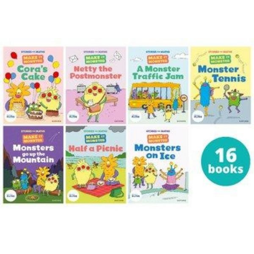 Billy Treacy James Clements Jonny Walker Kay Woodward Laura Baker - Stories for Maths: Make it Monsters Y1/P2 (16 book pack)