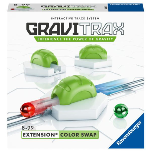 Ravensburger GraviTrax Erweiterung Color Swap - Ideales Zubehör für spektakuläre Kugelbahnen, Konstruktionsspielzeug für Kinder ab 8 Jahren