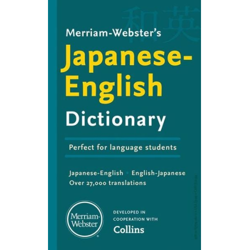 Merriam-Webster - Merriam-Webster's Japanese-English Dictionary