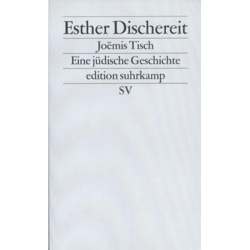 Esther Dischereit - Joëmis Tisch