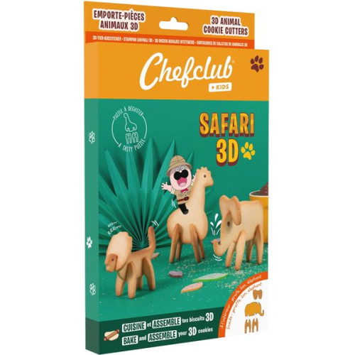 Chefclub Kids - Keksausstecher Safari Kekse 3D