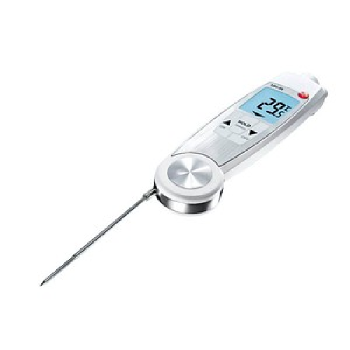 testo 104-IR Infrarot- und Kerntemperatur-Lebensmittelthermometer weiß