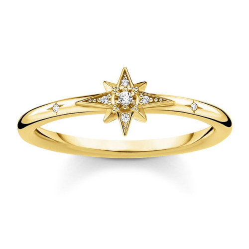 Thomas Sabo TR2317-414-14 Ring für Damen Stern goldfarben