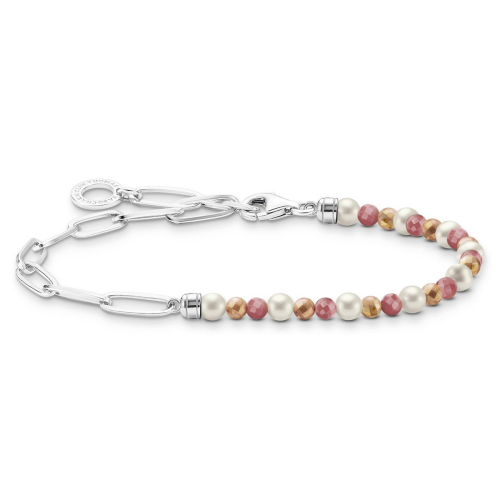 Thomas Sabo A2099-350-7 Charm-Armband Silber und Bunte Beads