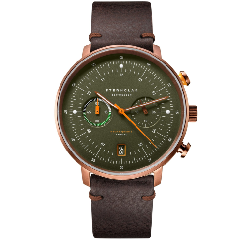 Sternglas S01-HC35-VI17 Herrenuhr Hamburg Chrono Bronze