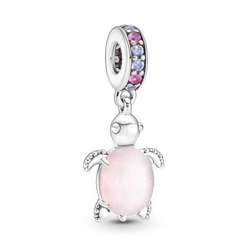 Pandora 798939C02 Charm-Anhänger Muranoglas Meeresschildkröte