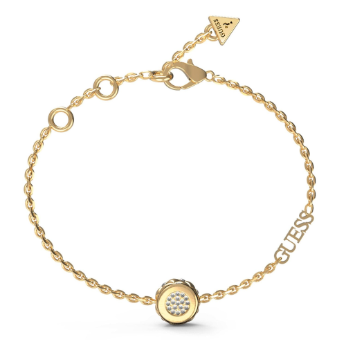 Guess JUBB04594JWYGS Damen-Armband Matelassé Coin Goldfarben