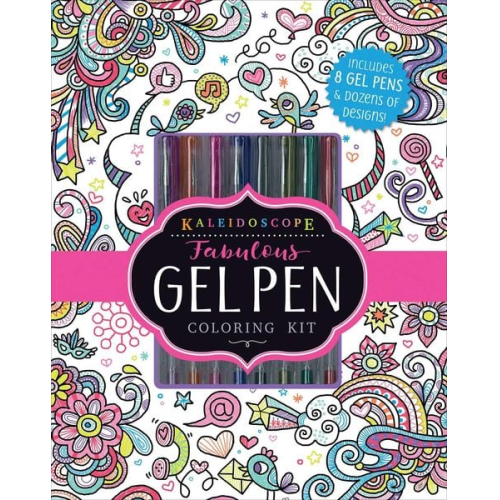 Editors of Silver Dolphin Books - Kaleidoscope: Fabulous Gel Pen Coloring Kit