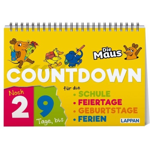 Countdown für die Schule mit der Maus