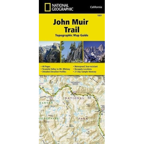 National Geographic Maps-Trails Illustrated - John Muir Trail Map