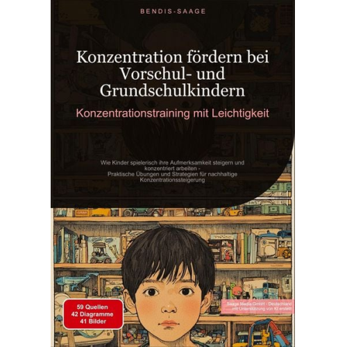 Bendis A. I. Saage-Deutschland - Konzentration fördern bei Vorschul- und Grundschulkindern: Konzentrationstraining mit Leichtigkeit