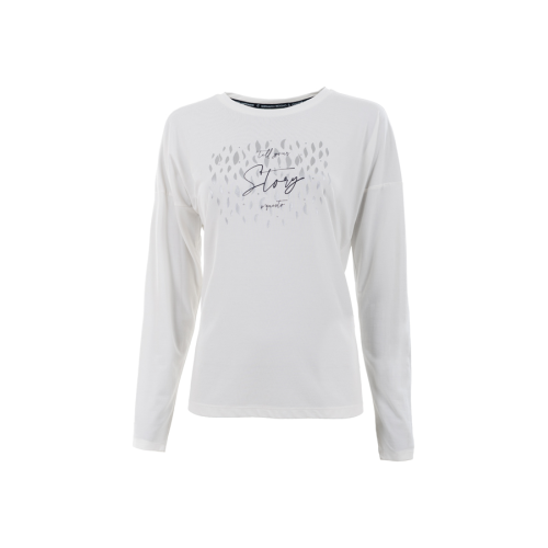 Soquesto Langarmshirt Loana Offwhite