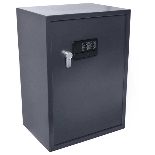 Tresor Safe 60x41x39 cm mit elektronischem Zahlenschloss für Tisch/Wandmontage anthrazit