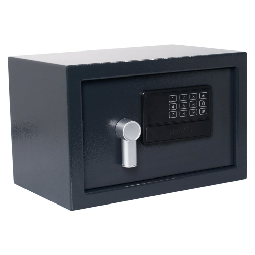 Tresor Safe 31x20x20cm mit elektronischem Zahlenschloss für Tisch/Wandmontage anthrazit