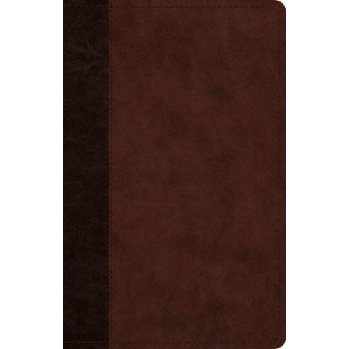 ESV Large Print Thinline Reference Bible (Trutone, Brown/Walnut, Timeless Design)