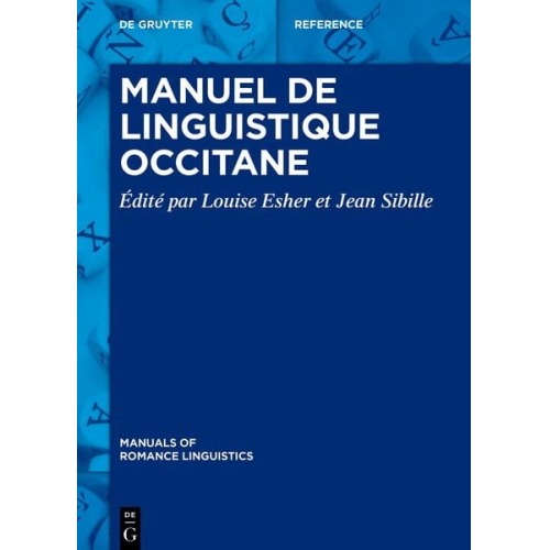 Manuel de linguistique occitane