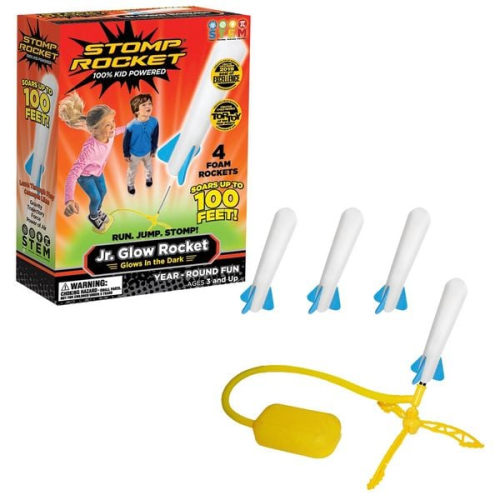 Stomp Rocket 365044 - Stomp Rocket Jr. Glow, 4 Rkts