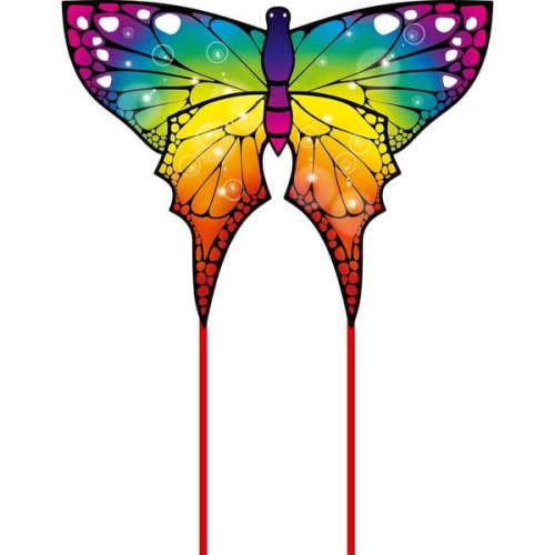 Ecoline 102231 - Ecoline: Butterfly Rainbow 97 cm, Drachen/Kinderdrachen