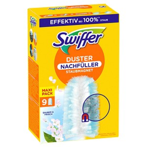 Swiffer DUSTER REFILLS Staubfangtücher Mikrofaser, 9 St.