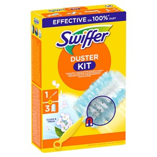 Swiffer DUSTER KIT Staubfangtücher Mikrofaser, 1 Set