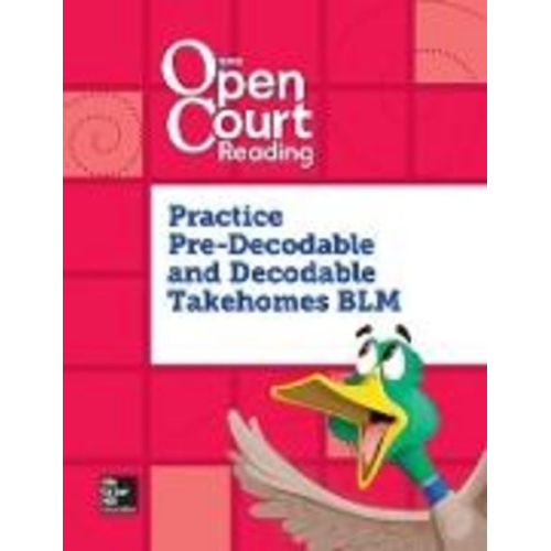 McGraw Hill - Open Court Reading, Practice Predecodable and Decodable Takehome Book Blackline Master, Grade K