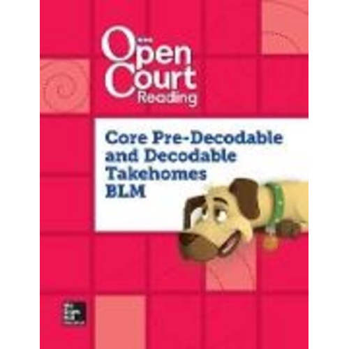 McGraw Hill - Open Court Reading, Core Predecodable and Decodable Takehome Book Blackline Master, Grade K