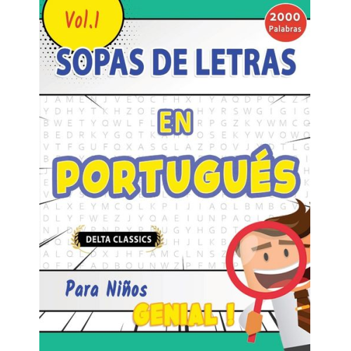 Delta Classics - Sopa De Letras En Portugués Para Niños - Genial! Vol.1 - Delta Classics