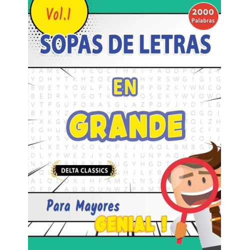 Delta Classics - Sopa De Letras En Español Para Mayores - Genial! Vol.1 - Delta Classics