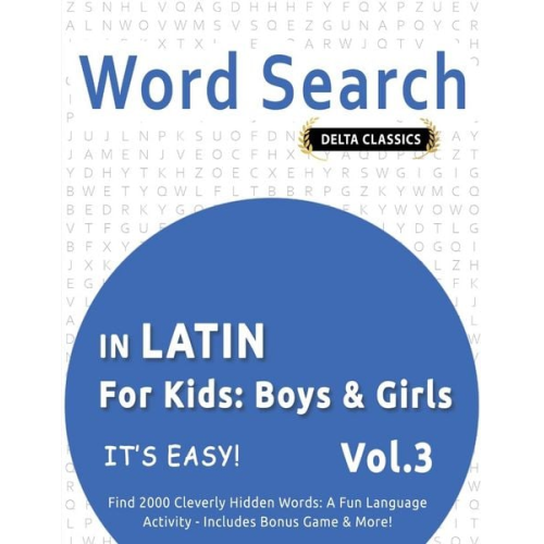 Delta Classics - Word Search in Latin For Kids