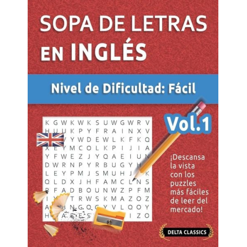 Delta Classics - Sopa De Letras En Inglés - Nivel De Dificultad