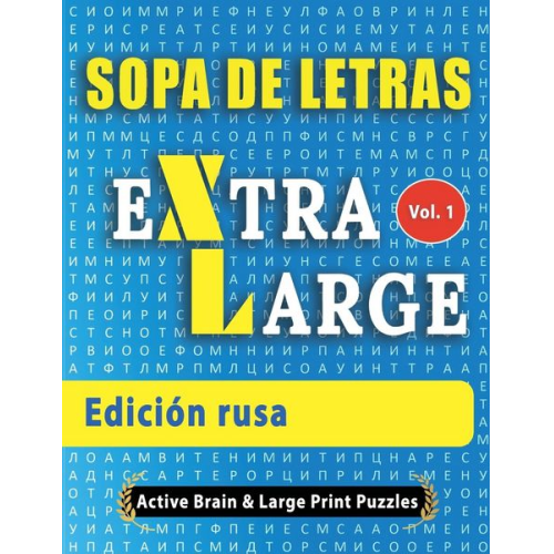 Active Minds & Large Prints - Sopa de Letras - Edición rusa