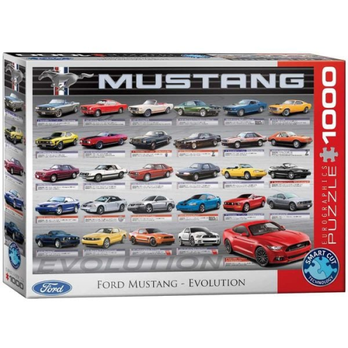 Eurographics 6000-0684 - Ford Mustang Evolution , Puzzle, 1.000 Teile