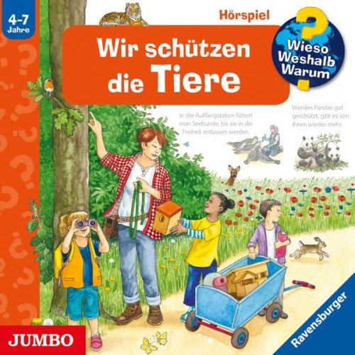 Andrea Erne Anne Ebert - Wieso? Weshalb? Warum?: Wir schützen die Tiere, 1 Audio-CD