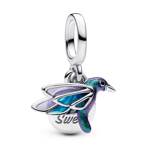 Pandora 793746C01 Charm-Anhänger Silber Kolibri