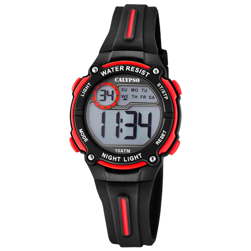 Calypso K6068/6 Digitaluhr für Kinder und Jugendliche Schwarz/Rot