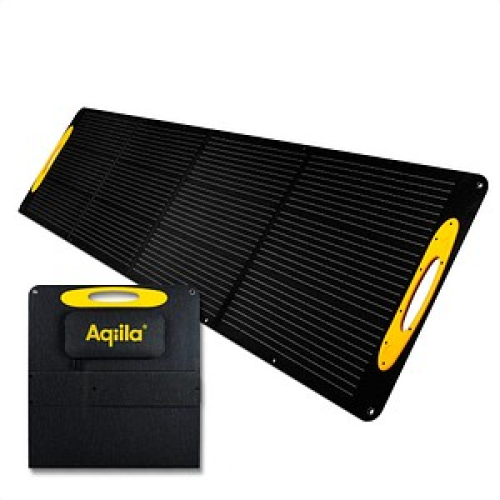 Aqiila® Sunbird P200 Lade-Solarpanel schwarz, Kabellänge: 3,0 m, 200 W