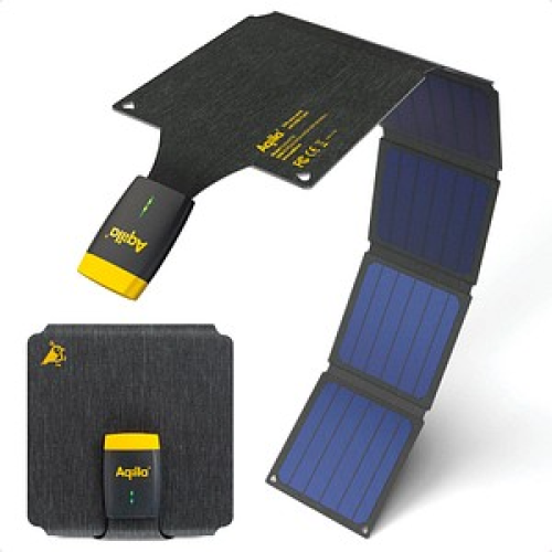 Aqiila® Sunbird P21 Solarladegerät schwarz, 21 W