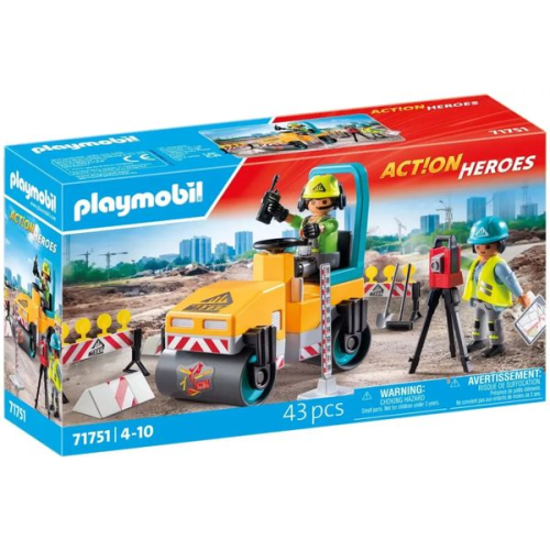 Playmobil® ACT!ON HEROES Straßenbaustelle 71751