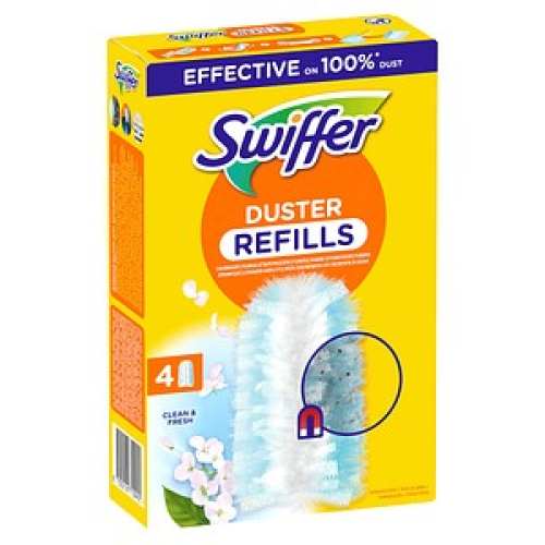 Swiffer DUSTER REFILLS Staubfangtücher Mikrofaser, 4 St.