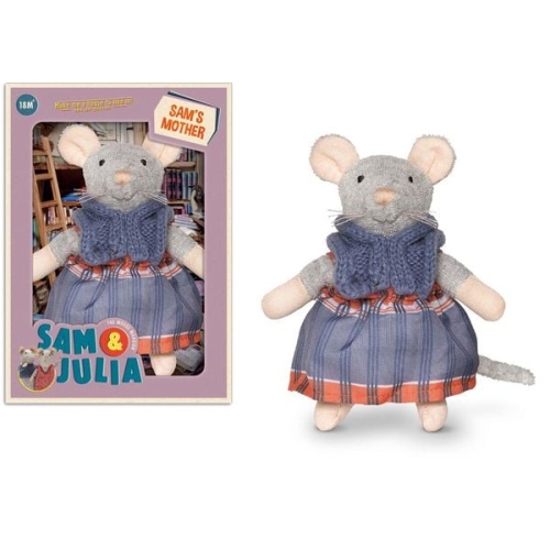 Sam und Julia 300908 - Plüsch-Maus Sams Mutter, 12 cm