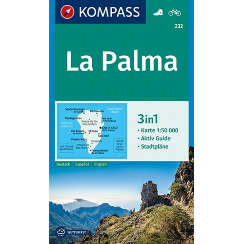 KOMPASS Wanderkarte 232 La Palma 1:50.000